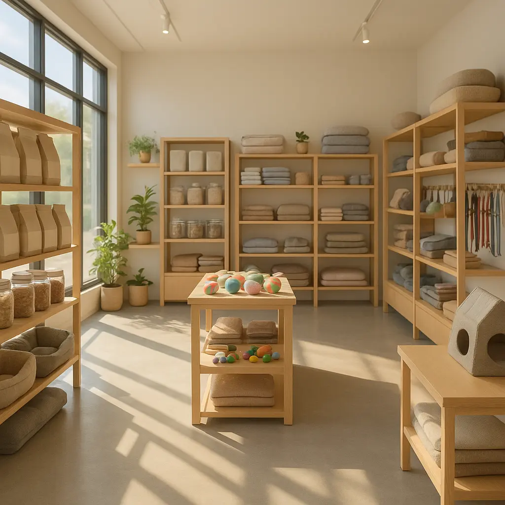 Heller Pet-Shop Innenraum